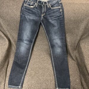 Silver Jeans Women's Deep Blue Skinny Jeans